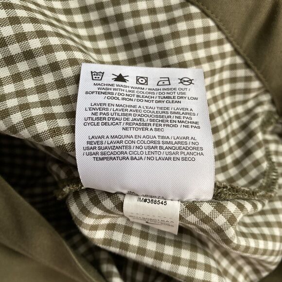 Nike Golf Skirt Size 10 Olive Dri Fit Sport Front Pocket Side Zip Short A-Line - Picture 10 of 12